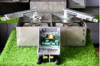 Motor âm sàn đế hộp inox 24v AG-VA350 Motor âm sàn đế hộp inox 24v AG-VA350