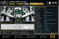 Motor cổng âm sàn FAAC 770N 230V Motor cổng âm sàn FAAC 770N 230V