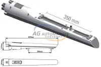 Motor cổng mở cánh tay đòn FAAC S418 24v Motor cổng mở cánh tay đòn FAAC S418 24v