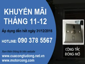 Chương trình khuyến mãi tháng 11, tháng 12