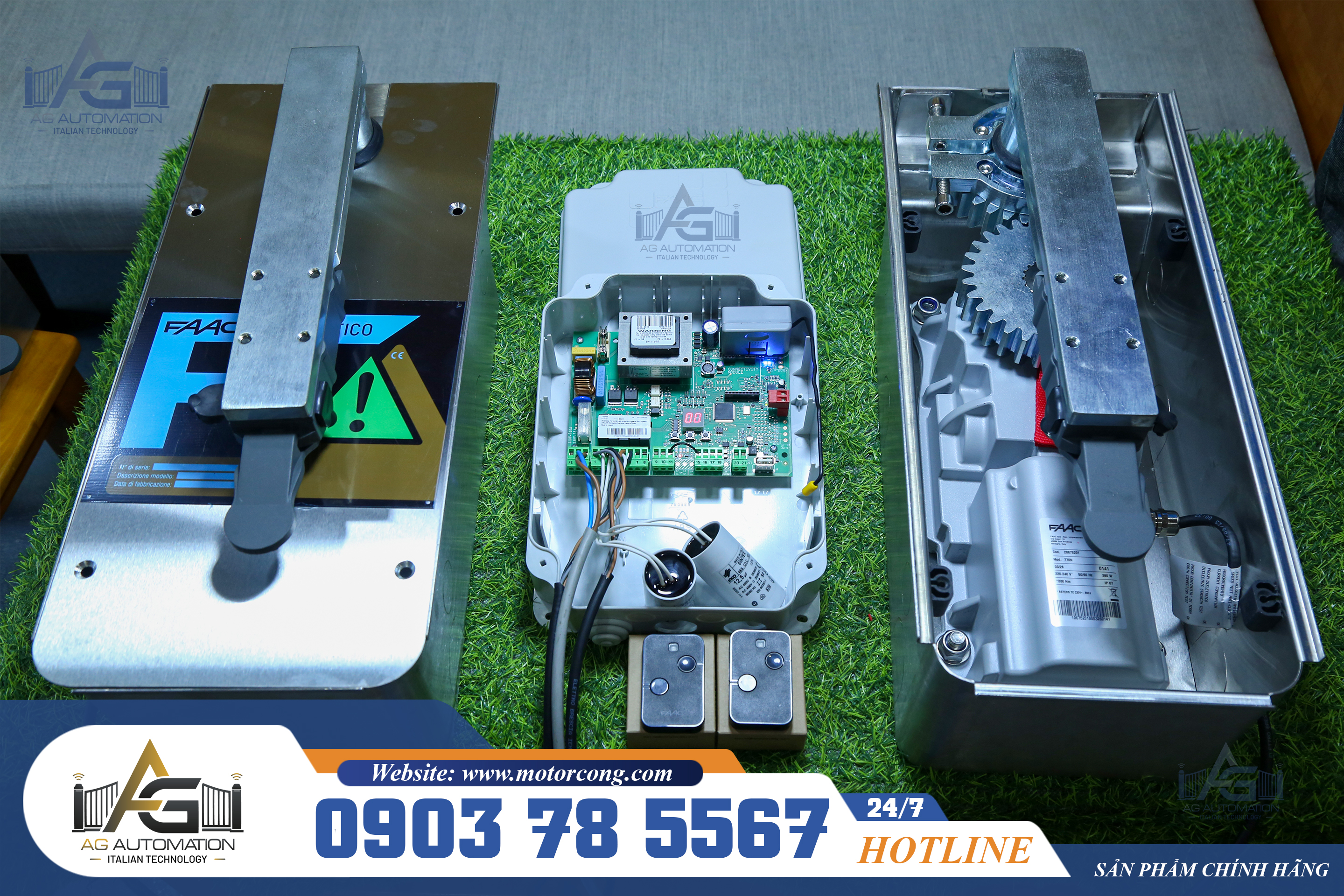 motor âm sàn faac 770N 230V