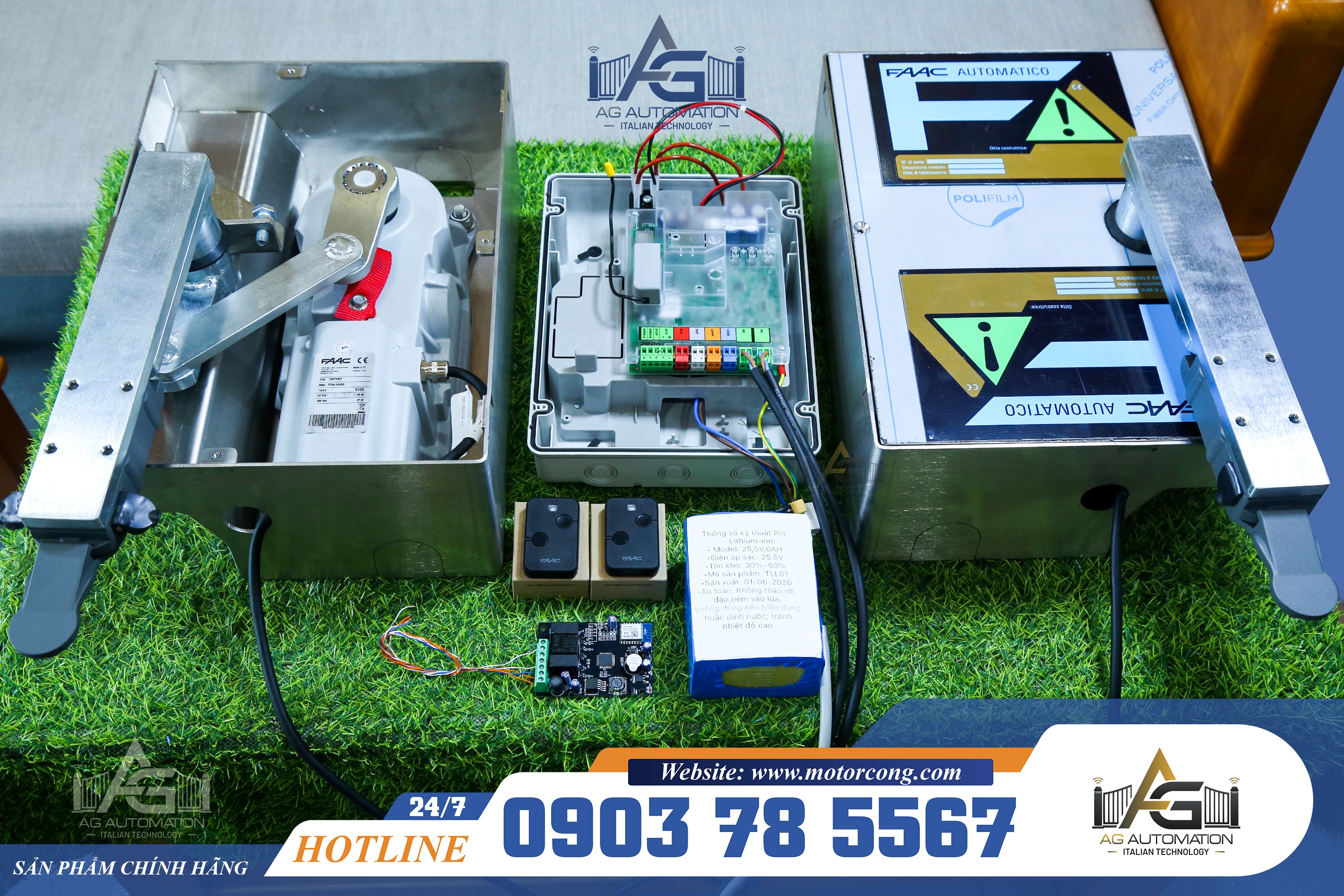 Motor âm sàn FAAC 770N 24V