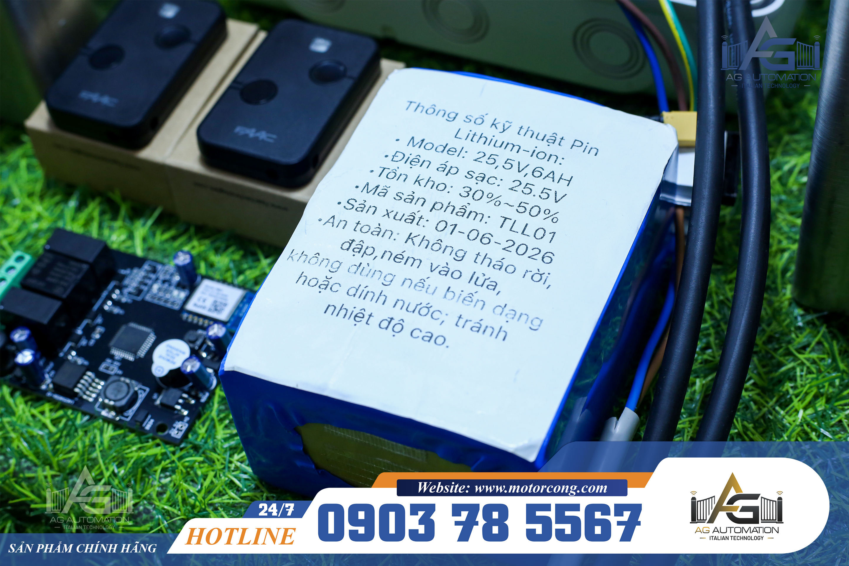 Phụ kiện motor FAAC 770N 24V