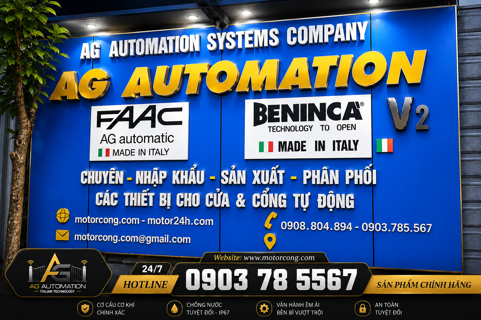 công ty motor cổng AG