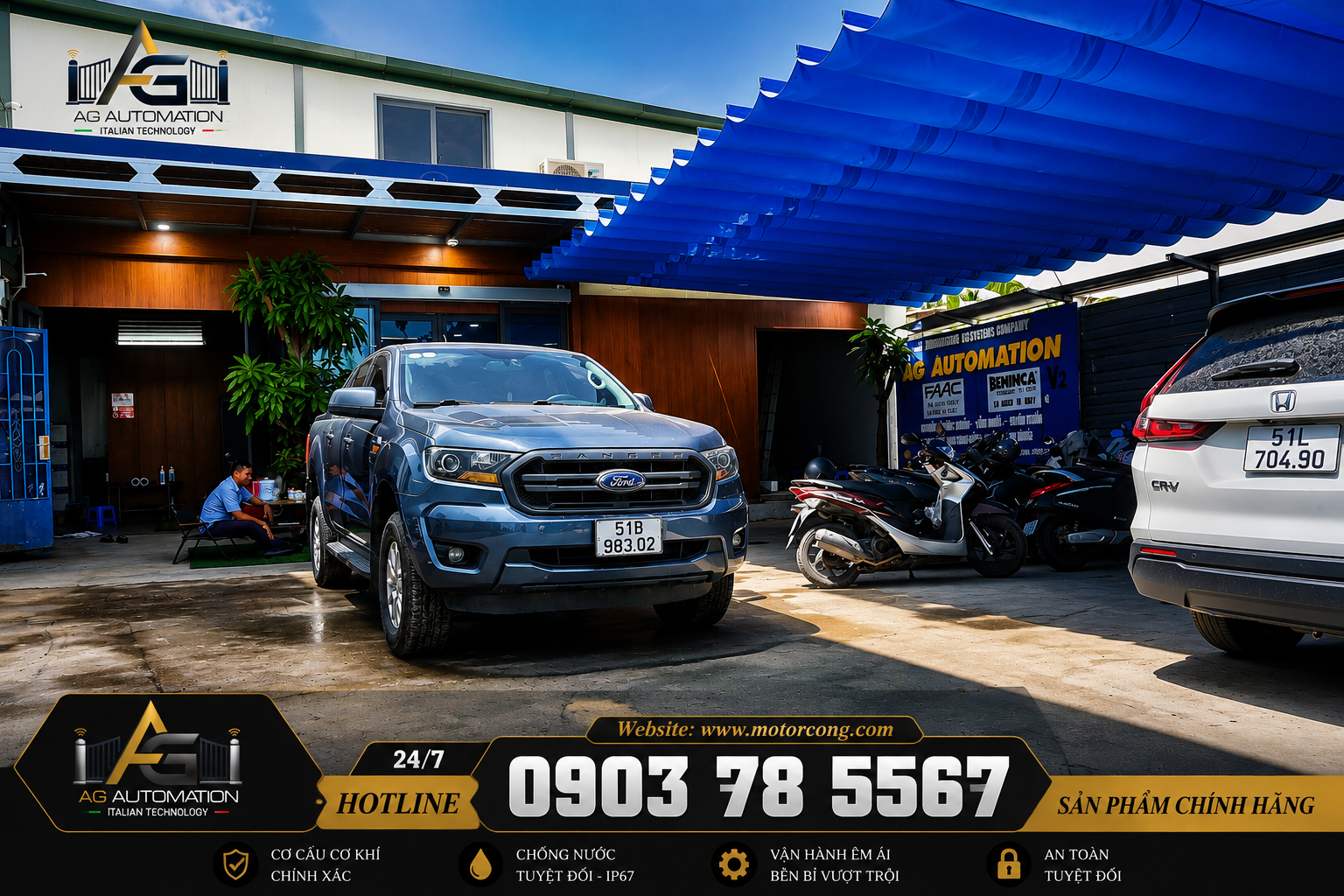 Văn phòng motor cỗng AG