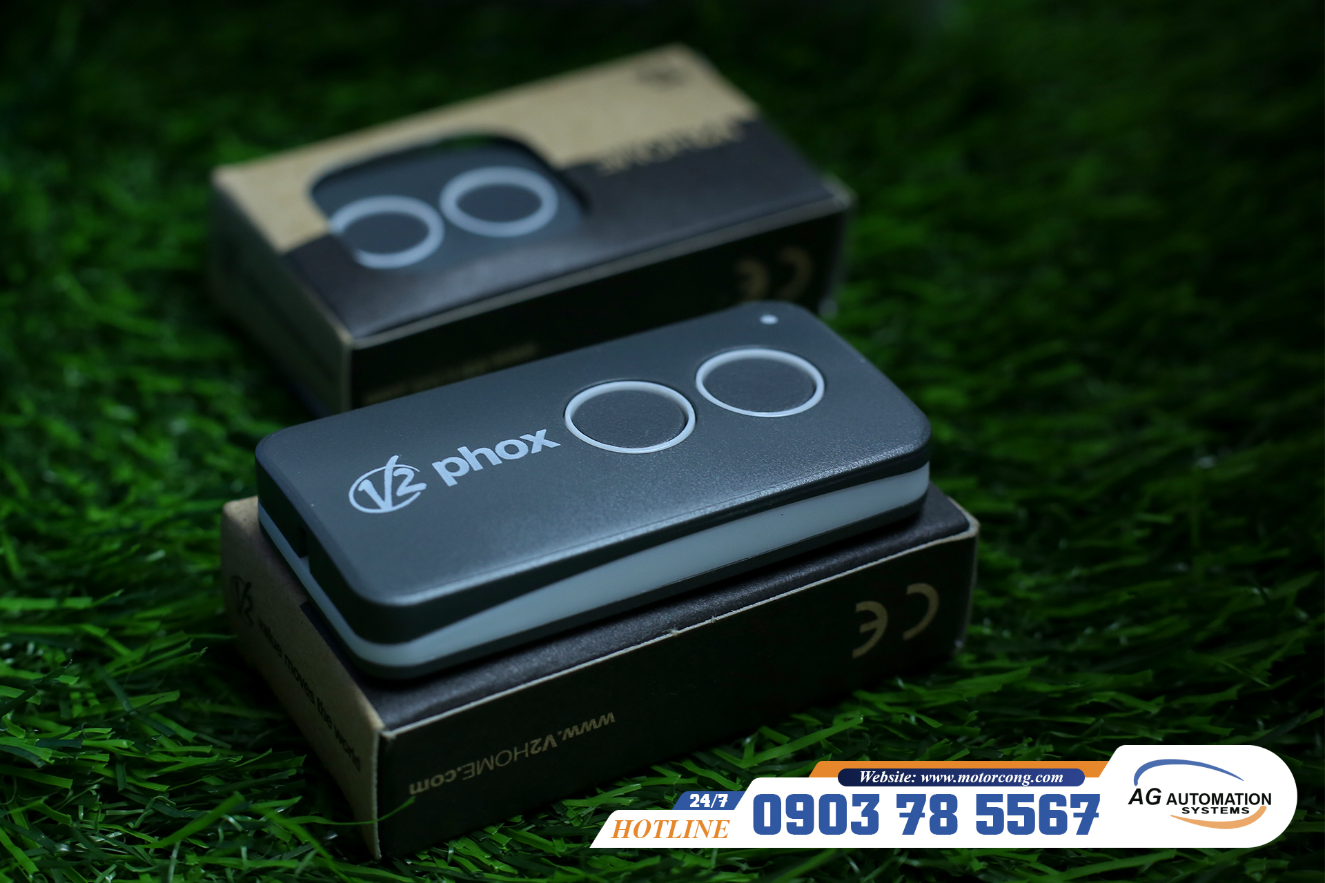 remote motor cổng v2