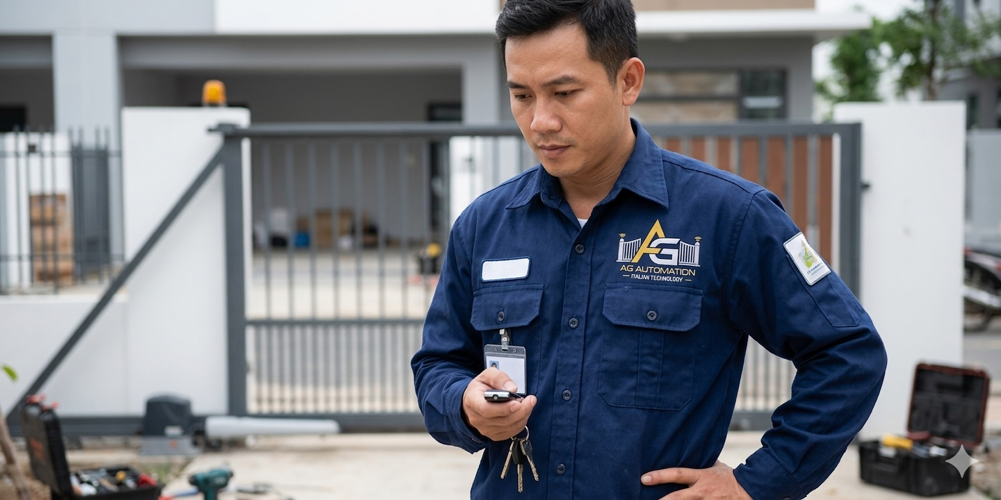 bảo trì motor cổng