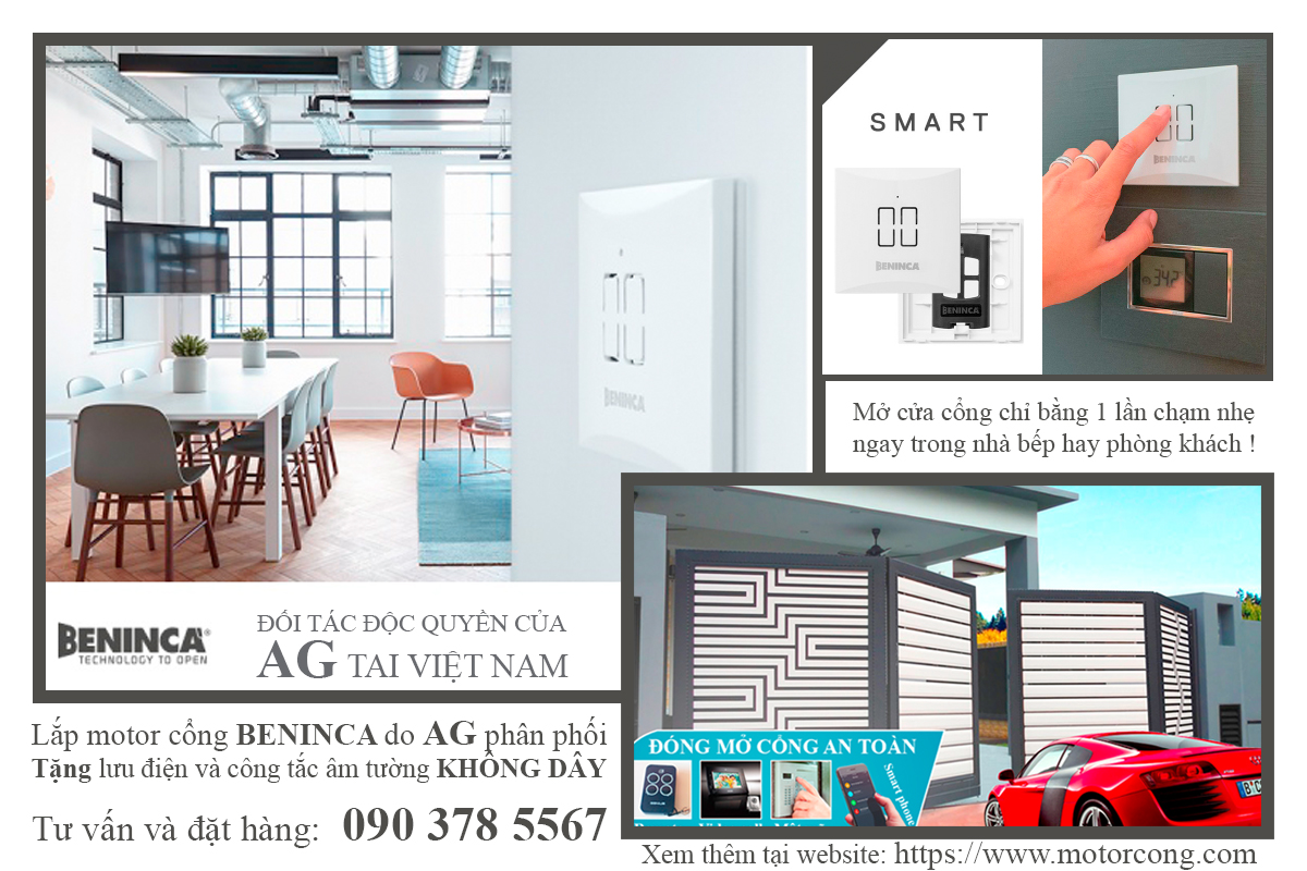 KHUYẾN MÃI ĐẶC BIỆT THƯƠNG HIỆU BENINCA 5/2019 TỪ AG